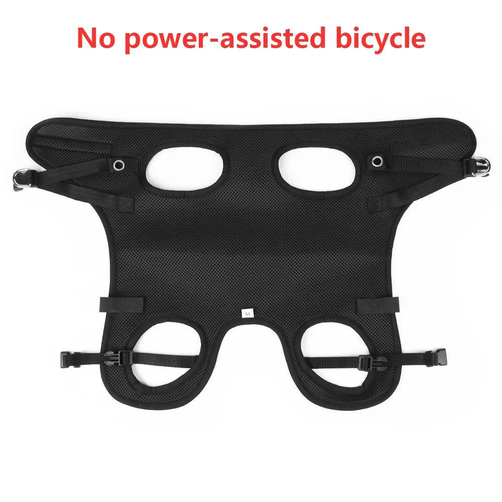 Dog Rehabilitation & Mobility Support Harness – Chest & Back Lifting Aid for Disabled & Recovering Dogs - black / M (M)