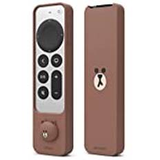 elago | LINE Friends slimmat fodral kompatibelt med 2022 Apple TV 4K HD Siri Remote 3:e generationen och kompatibel med 2021 Apple TV 4K HD Siri fjärrkontroll 2:a generationen – smal, lätt,