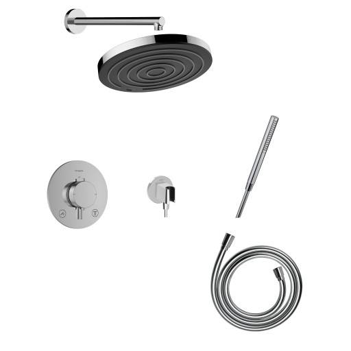 Hansgrohe Ecostat Comfort S Pulsify S brusesæt, krom