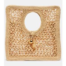 Jacquemus Spiaggia Small raffia tote bag