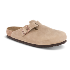 Birkenstock Boston med Regular Original fodseng Oil-læder Tabacco - 38