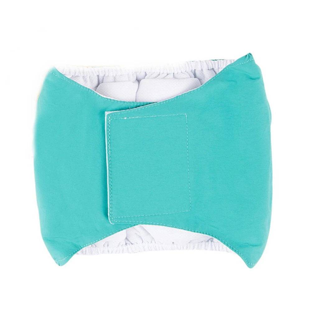 Reusable Waterproof Male Dog Belly Band Nappy Wraps - Green / M-suit 5-8kg / SPC (M-suit 5-8kg)