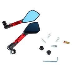 Rear View Side Mirrors Durable Aluminum Alloy Motorcycle Side Mirrors Universal for Electric röd