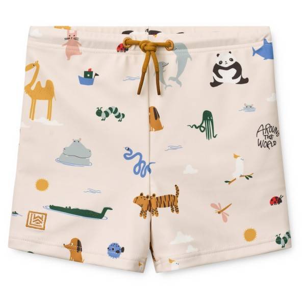 LIEWOOD Kid's Otto Printed Swim Pants Badebukser Børn størrelse 86 farve hvid