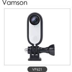 Vamson för insta 360 go 2 tillbehör 1/4 -gängad stabilisatoradapter svart skyddskåpa ramfodral för insta 360 go 2 vp621
