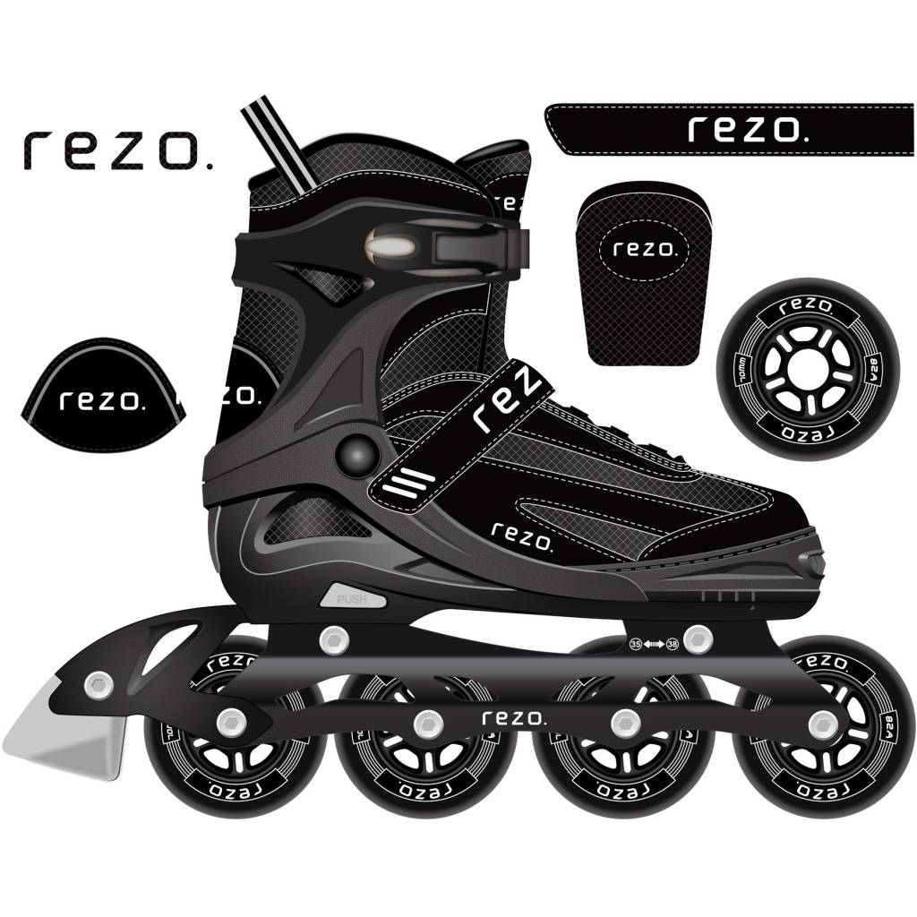 Rezo Waimea skøjter - Sort-43-46