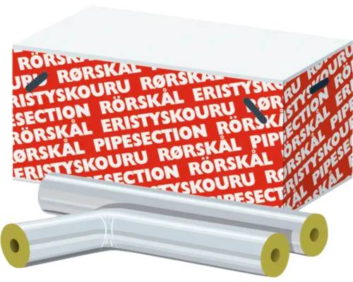 Rörskål ROCKWOOL 800 stenull Flex 70x40mm 1m med tejp