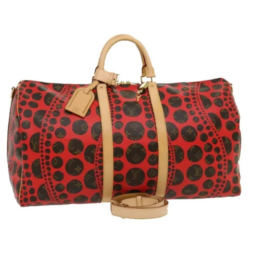 Louis Vuitton Vintage Pre-owned Canvas Weekendtaske - Vintage - Dame - Rød - ONE SIZE -