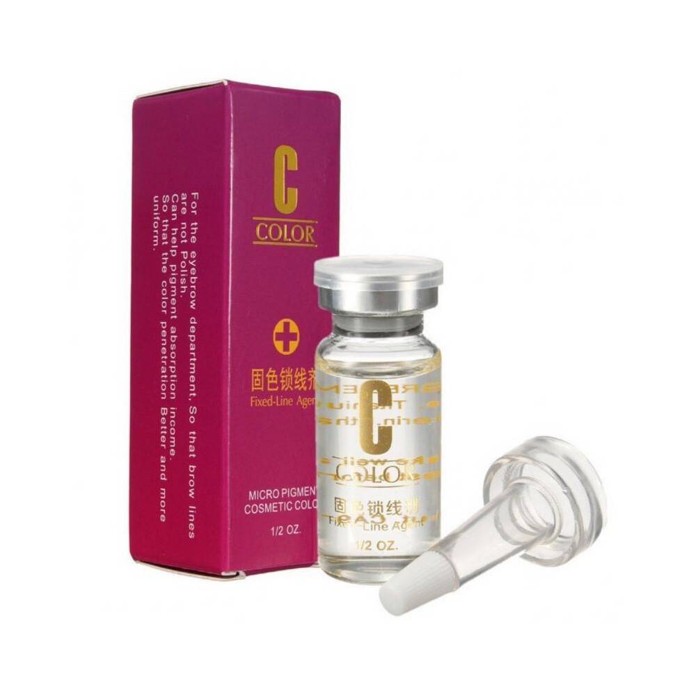 (red) CR Long-Lasting Colour Fixative, Colour Enhancer for Eyebrow and Lip Tattoos, Long-Lasting Waterproof and Fade-Resistant Formula