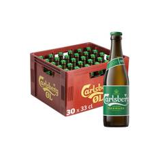 Carlsberg Pilsner 33 cl flaske, 30 stk