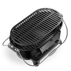 Bärbar kolgrill i gjutjärn
