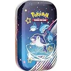 Pokémon-Sammelkartenspiel: Mini-Tin-Box Karmesin & Purpur – Paldeas Schicksale: Normifin (2 Boosterpacks, 1 Sticker & 1 Bildkarte)