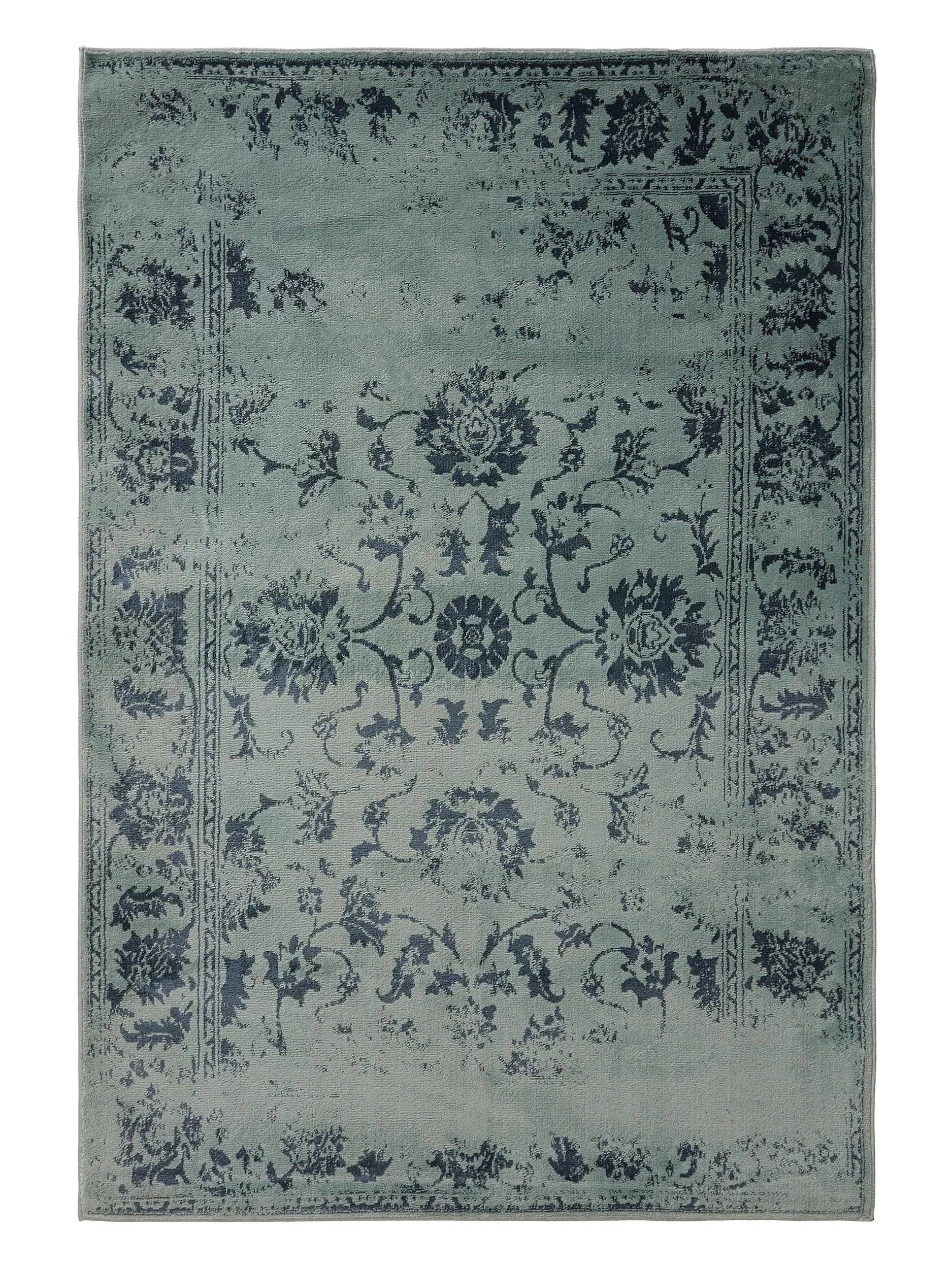 KIRA Turkis Tæppe - Rektangulær / 80x150 cm / Turkis