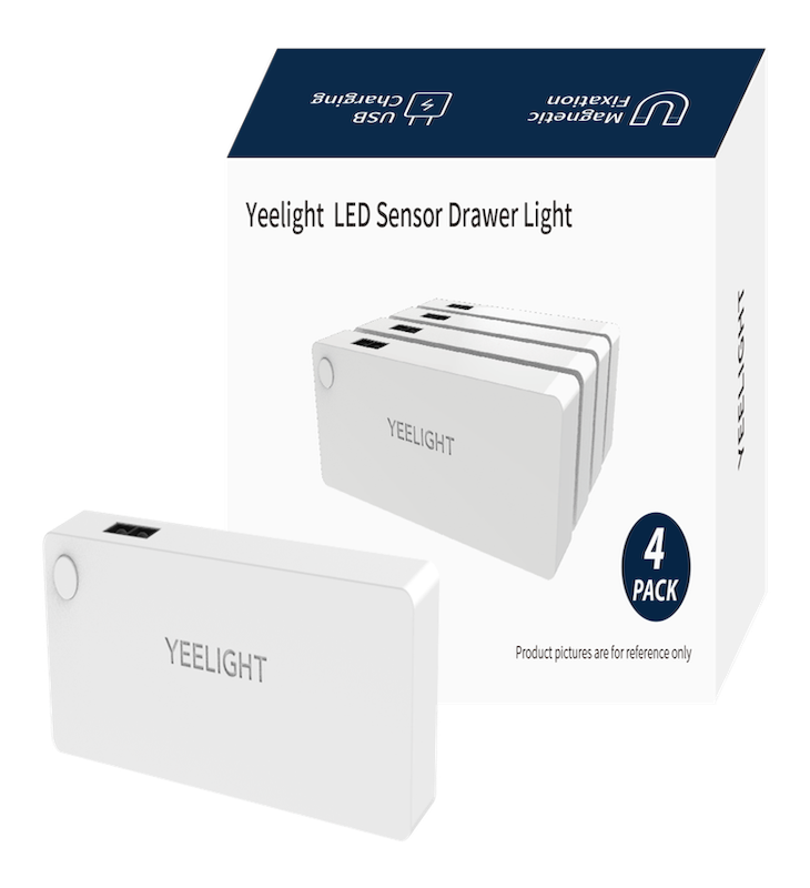 Yeelight LED Sensor Skuffebelysning (4 stk).