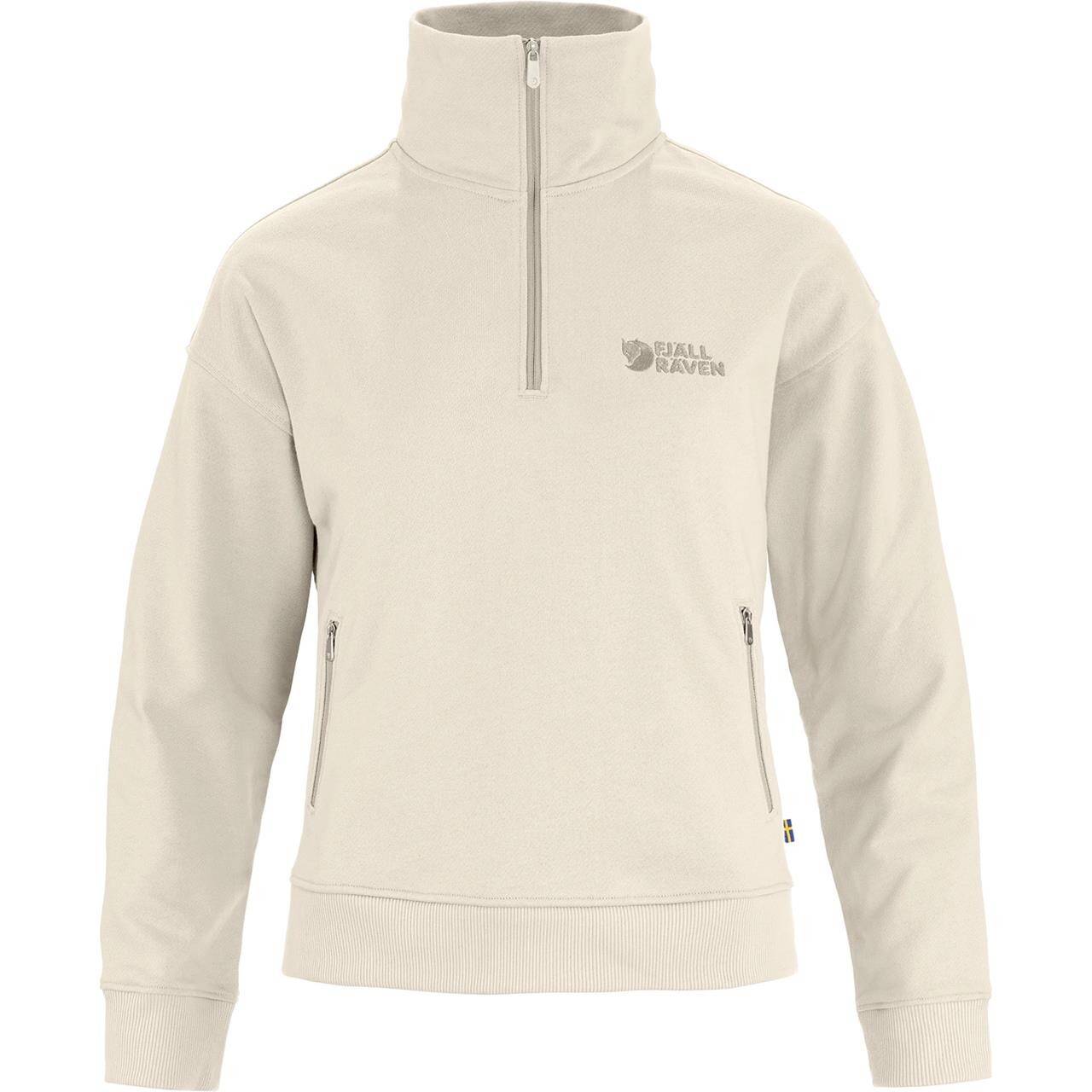 Fjällräven Womens Vardag Half Zip Sweater (Hvid (CHALK WHITE/113) Large)