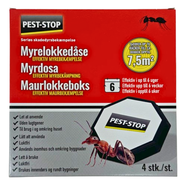 Myrelokkedåse 4 stk.