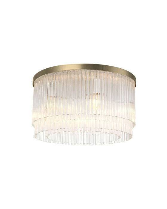 Eichholtz Hector taklampa antik mässing - Guld (Ø 45 / H. 25 cm)