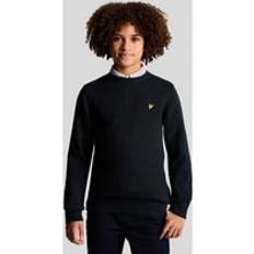 Lyle & Scott Kids Cotton Crew Neck Jumper in Navy - 15/16 Y