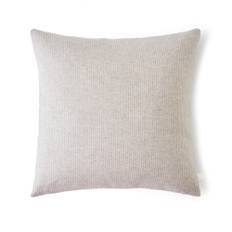 NO GA - NO GA Wool Stripe Cushion 50 x 50 cm - Barzio Light Beige - Prydnadskuddar & kuddfodral - NO GA Studio - Vit