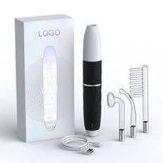 3 in 1 Cordless Nuderma High Frequency Facial Wand Device Home Use Face Lifting Skin Tightening Skin Therapy Wand Machine