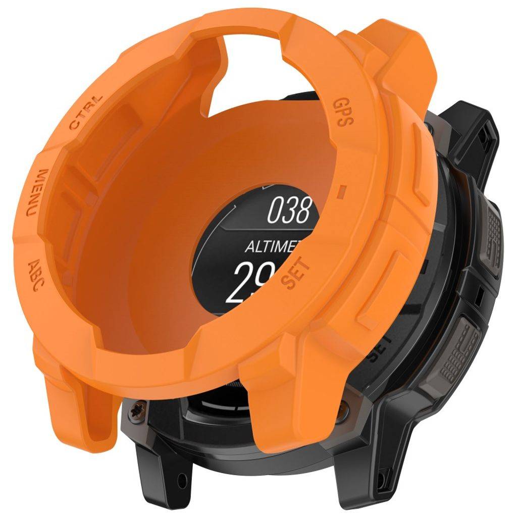 Garmin Instinct 3 AMOLED 50mm etc. Skal i silikon - Orange