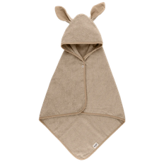 Bibs - Badeslag med øre hætte 65x65 cm, vanilla - One Size