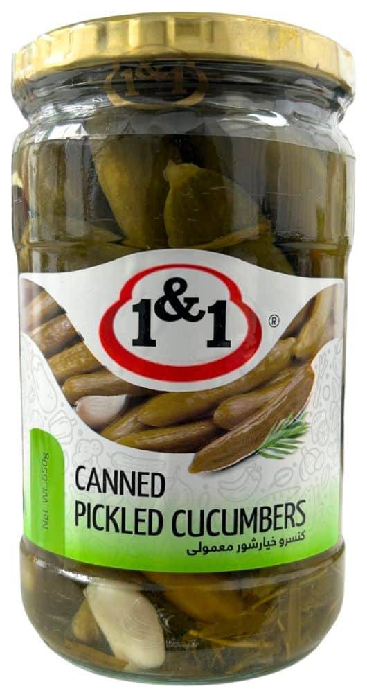 1&1 Inlagda gurkor 650 g