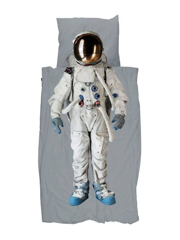 Økologisk sengetøj fra SNURK – ASTRONAUT GREY 200