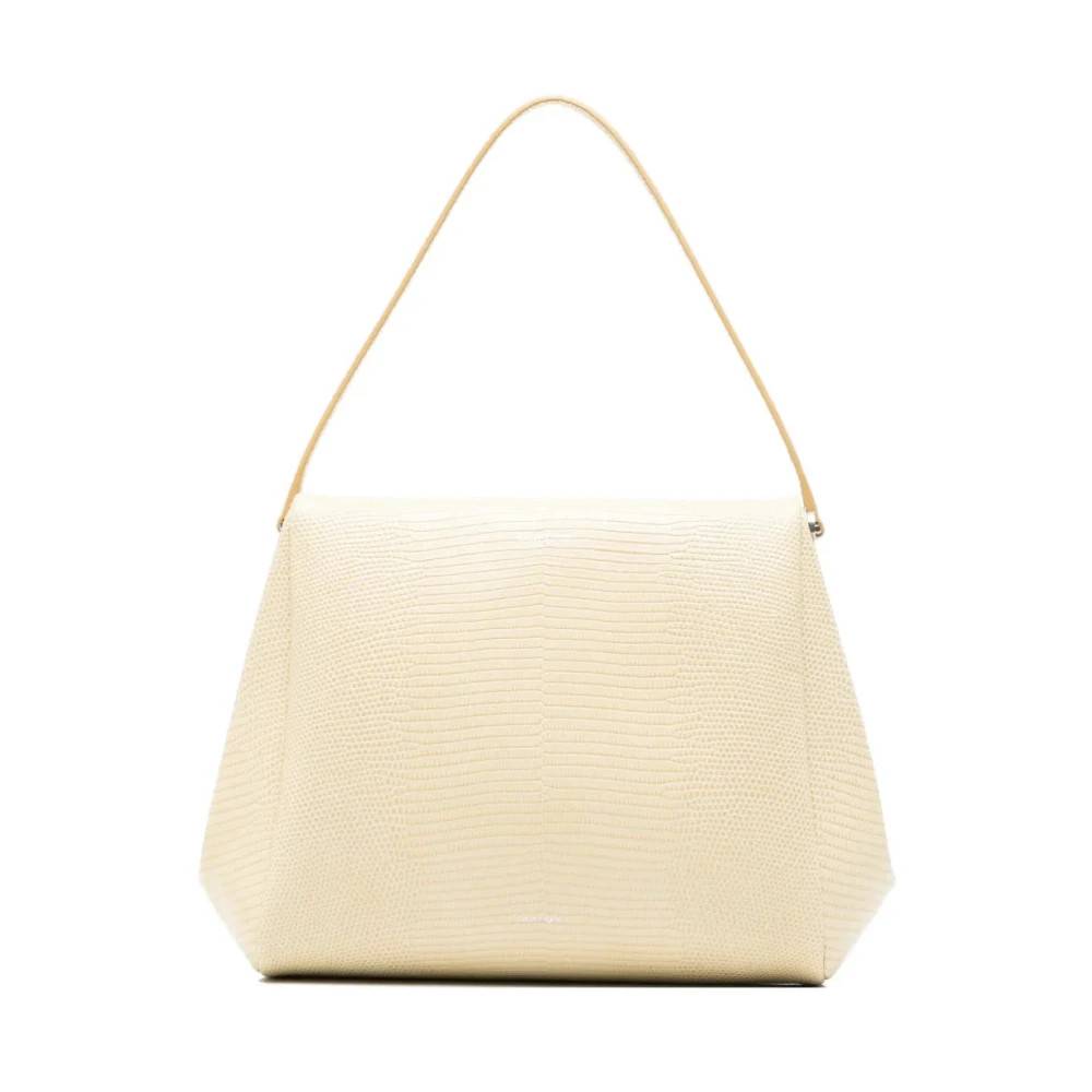 Calvin Klein Tina Skuldertaske - Tasker - Dame - Beige - ONE SIZE - Uld