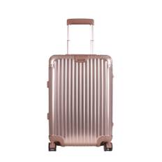 Håndbagage kuffert - Aluminiums kuffert - Rosa-guld - Luksuriøs trolley med TSA lås - 36 liter
