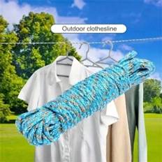 1pc/10m Multi-Purpose Nylon Clothesline - Weatherproof Braided Rope For Indoor And Outdoor Drying, Perfect For Laundry, Camping And Home Decor Accessories, Random Color [Great Halloween And Christmas Gift]