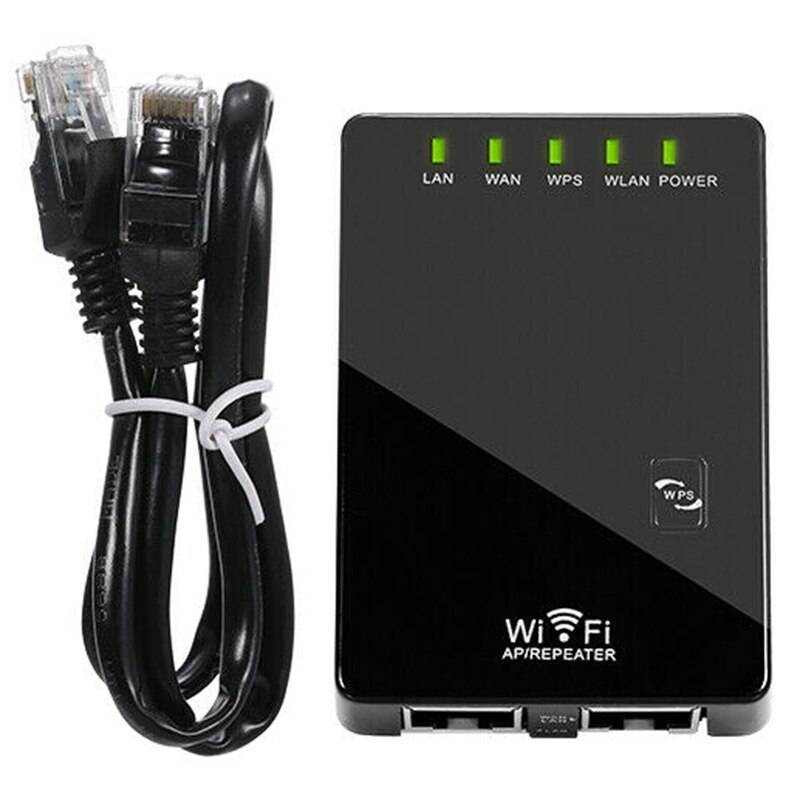 Trådlös wifi repeater mini wifi signalförstärkare förstärkare lång räckvidd 300m wi-fi booster repeater för dator eu-kontakt