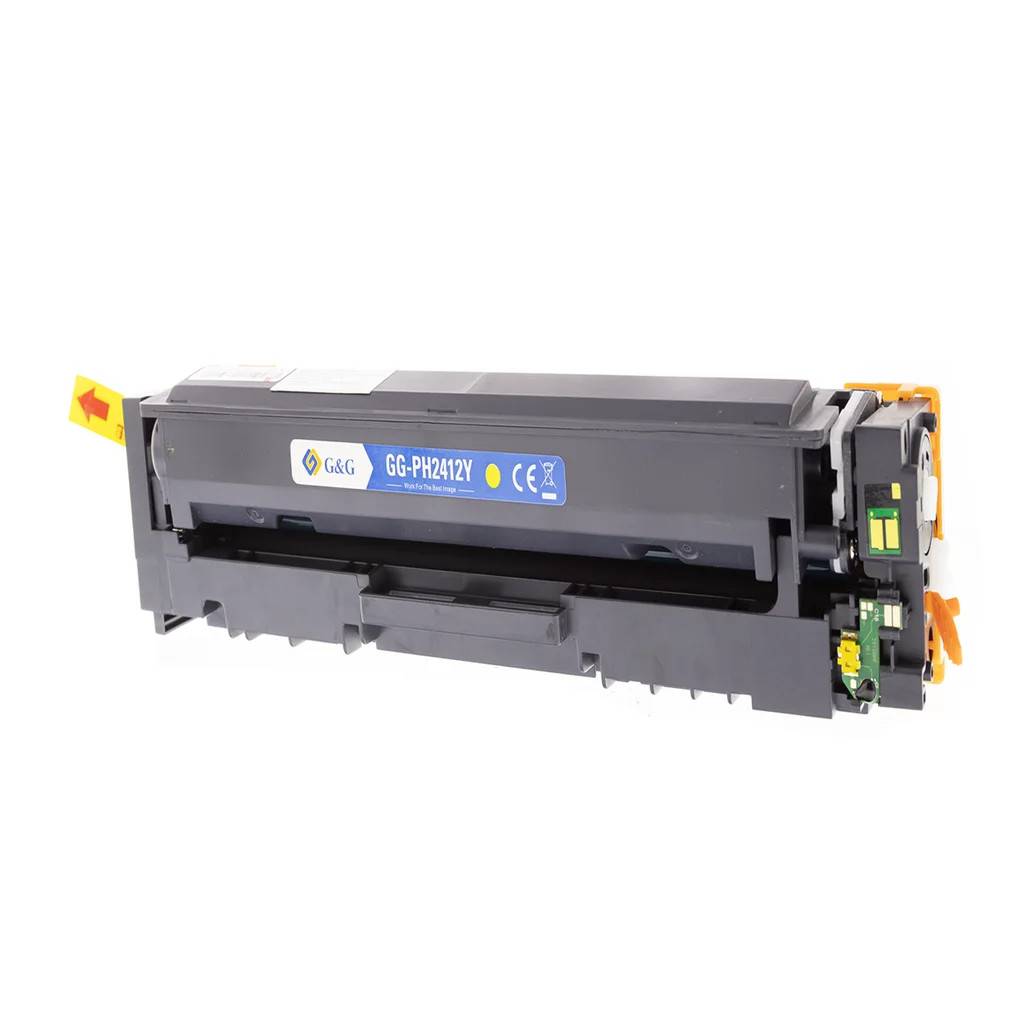 Tonerkassett Gul HW2412A Ersätter HP W2412A