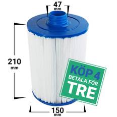 4-pack Spafilter som passar bl.a. Nordpool | Neptun | Balboa | NORDIC SPA
