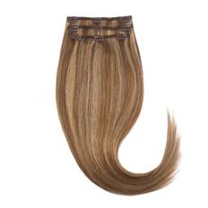 Rapunzel of Sweden Clip-on set 3 pieces 50 cm M5.0/7.4 Golden Brown Mix