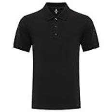 VARY FITS® T-shirt för män | män t-shirt extra lång | S – 5XL | bomull | bekväm män t-shirt – herr t-shirt lång t-shirt – basic undertröja – lös och andningsbar, svart, XXL extra tall