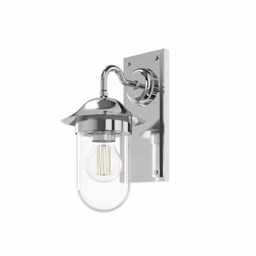 Vägglampa Burlington Guild Klart Glas: Guld