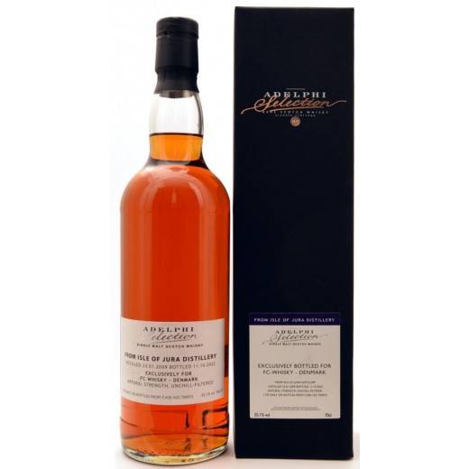 Adelphi Jura 2009 Denmark Cask, Single Malt Scotch Whisky, 55,1%