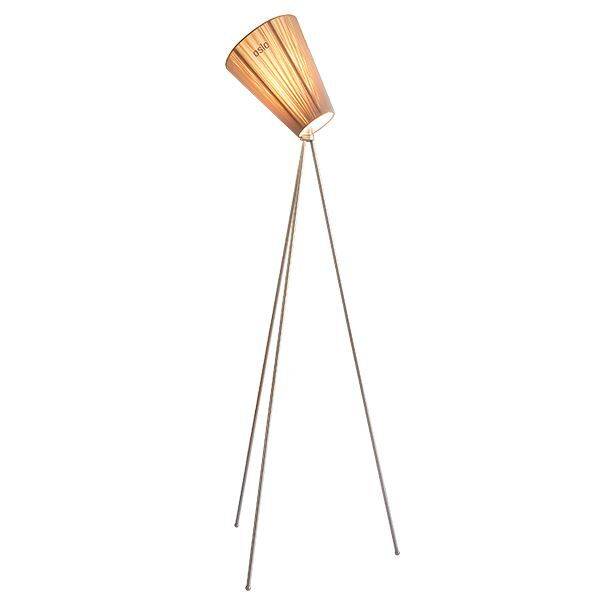 Norra Oslo Golvlampa Metall & Beige Lampskärm - Metall/ Beige