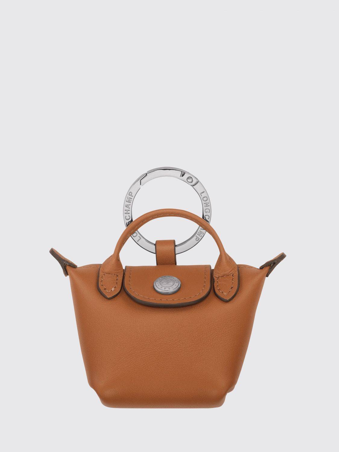 LONGCHAMP Le Pliage Xtra Leather Keychain - OS