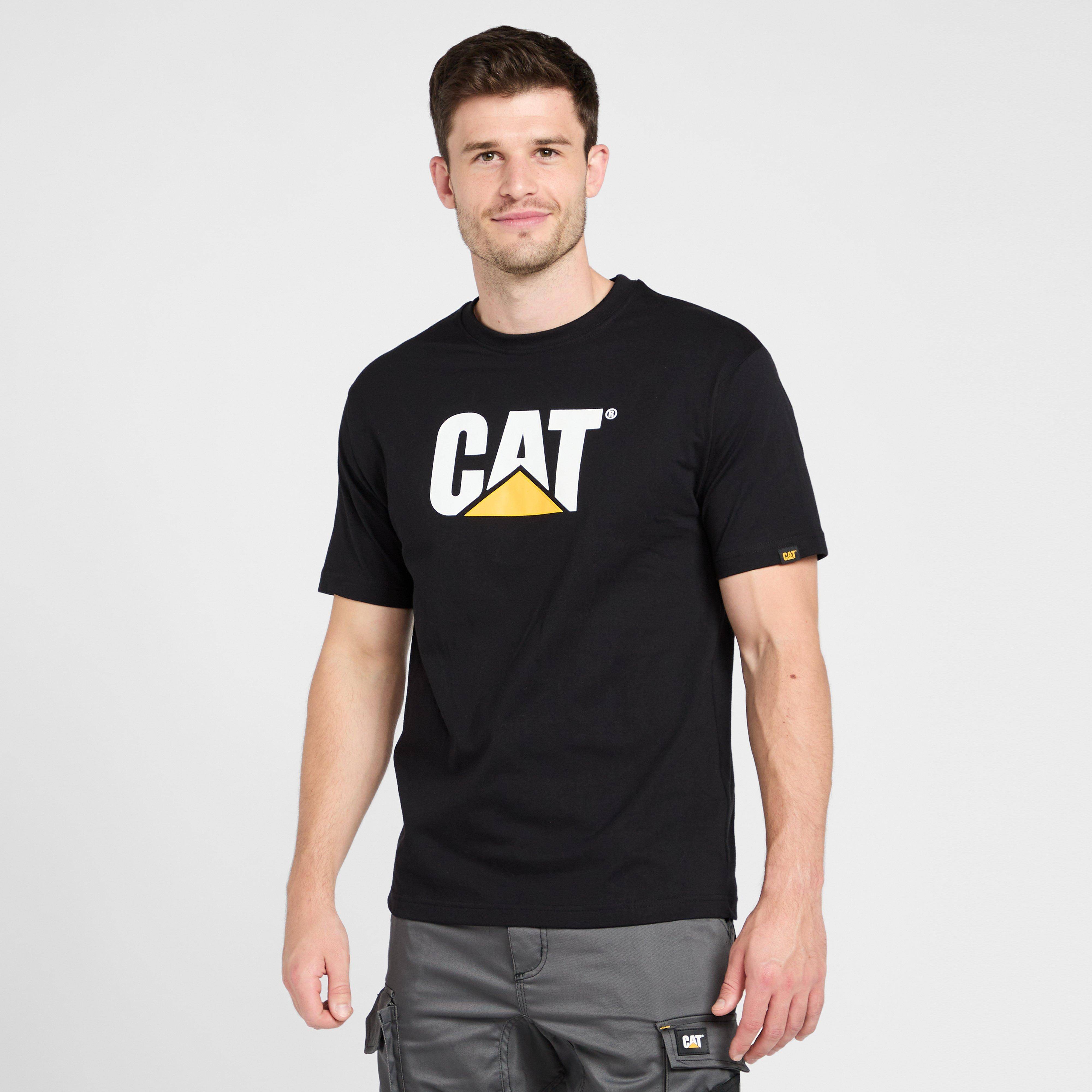 Cat Trademark Short Sleeve Tee, Black