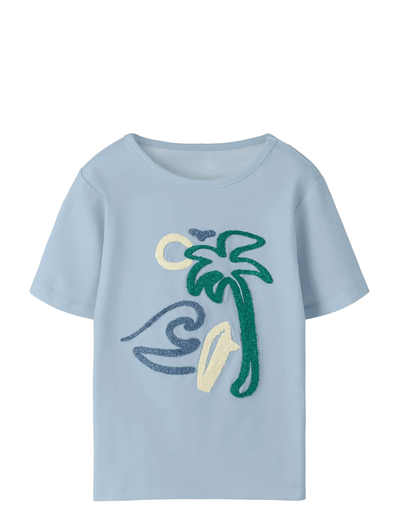 name it Nmmfiklan Ss Nreg Top - Blue - 98