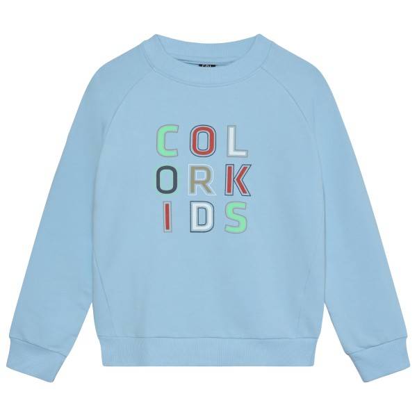 Color Kids Kid's Sweat with Logo Print Sweatere Børn størrelse 122 farve blå