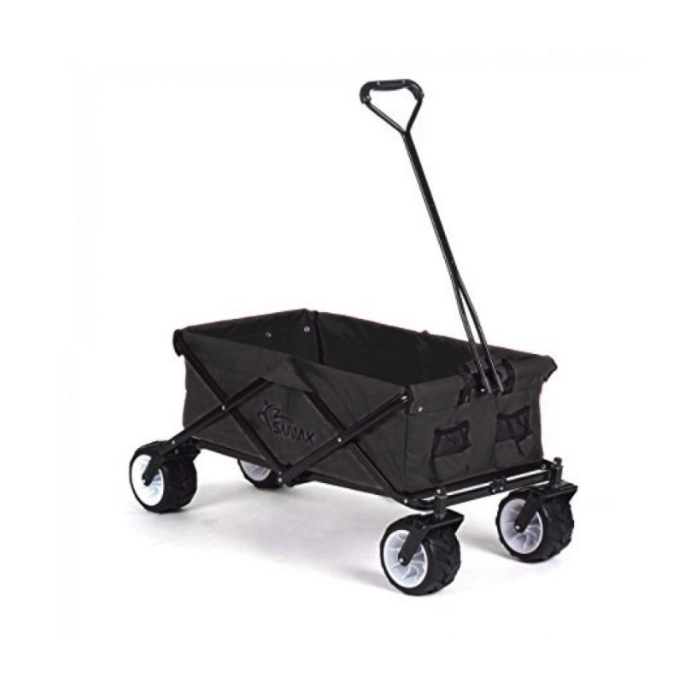 Dragvagn Deluxe hopfällbar - 80 kg