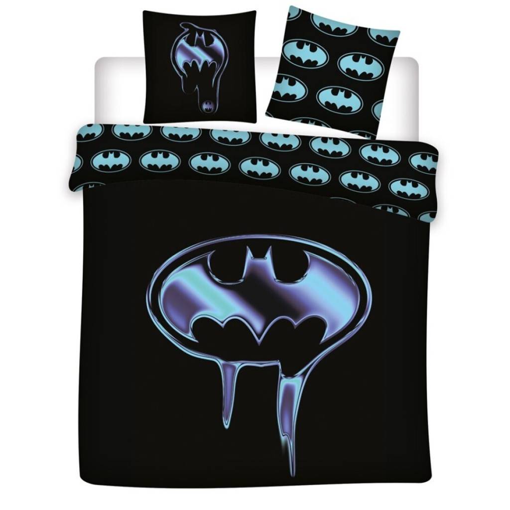 Batman dubbelt påslakan 240×220 cm, 65x65 cm