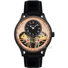 Thomas Earnshaw ES-8179-0D Scientists Faraday Sort/Læder Ø44 mm