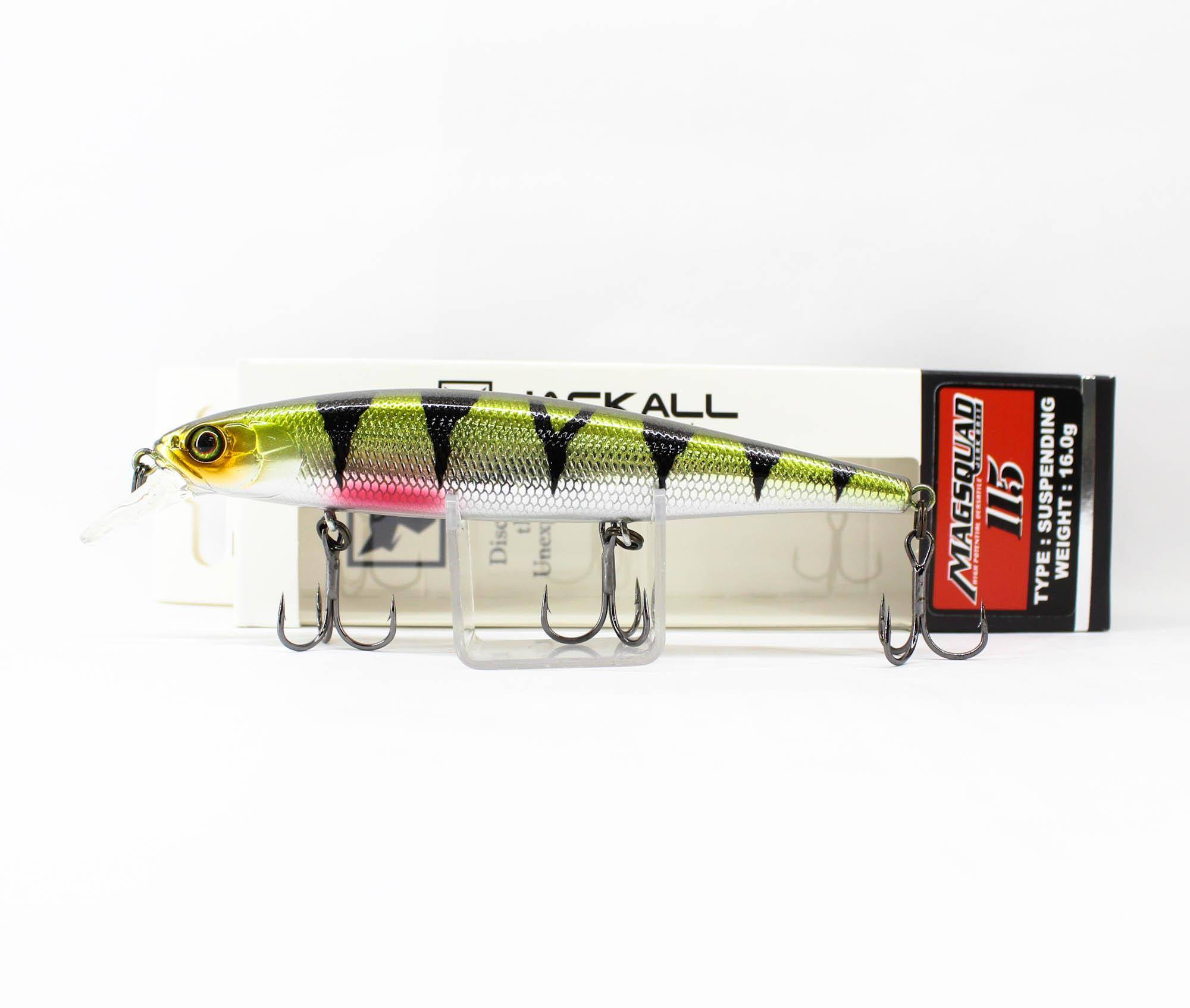 Jackall Magsquad 115SP Jerkbait Suspend Lure HL Perch (9157)