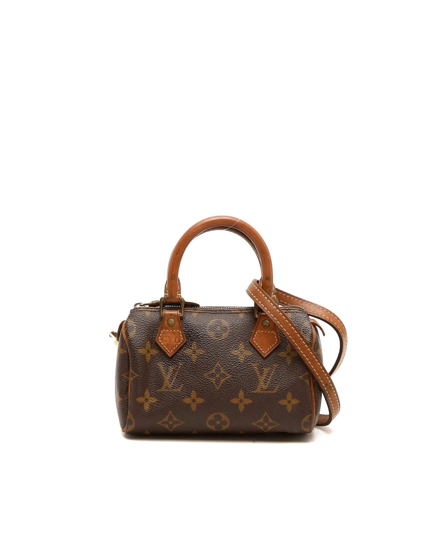 Louis Vuitton Monogram Nano Speedy Bag - Brown - One Size