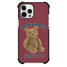 Jellycat Phone Case For iPhone Samsung Galaxy Pixel OnePlus Vivo Xiaomi Asus Sony Motorola Nokia - Bartholomew Portrait Red Background