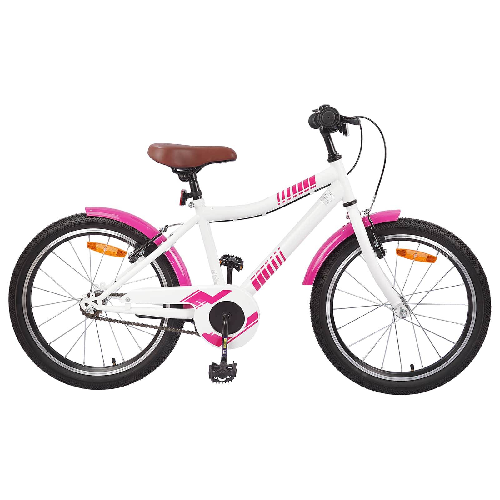 vidaXL Barncykel 24 Tum för 8-12 år gamla Rosa